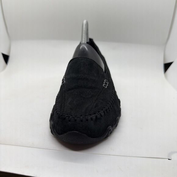 Womens Size 9 Skechers Relaxed Fit Memory Foam Black Suede Loafers Shoes 48930 - Picture 9 of 13
